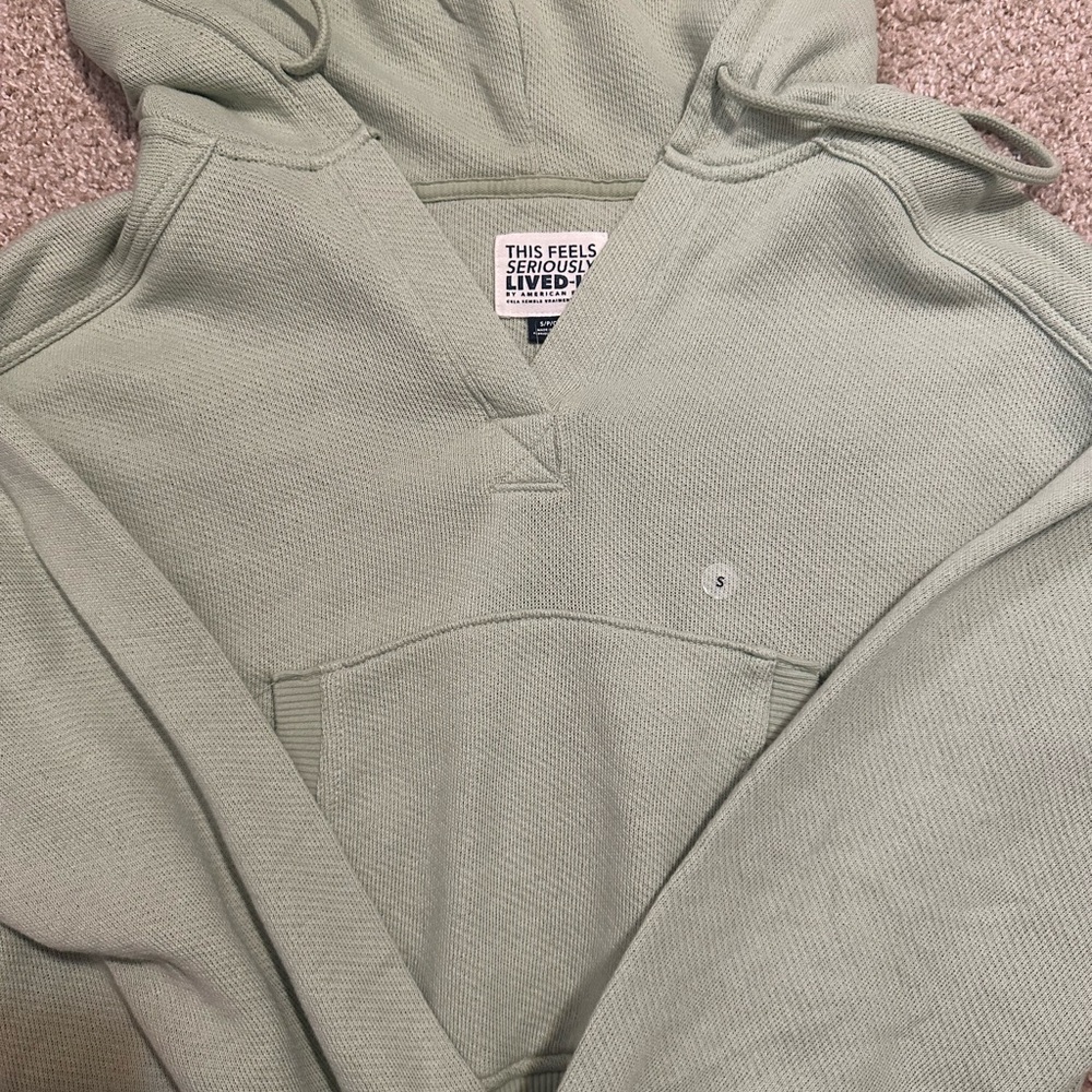 Women’s Green Hoodie Sweater